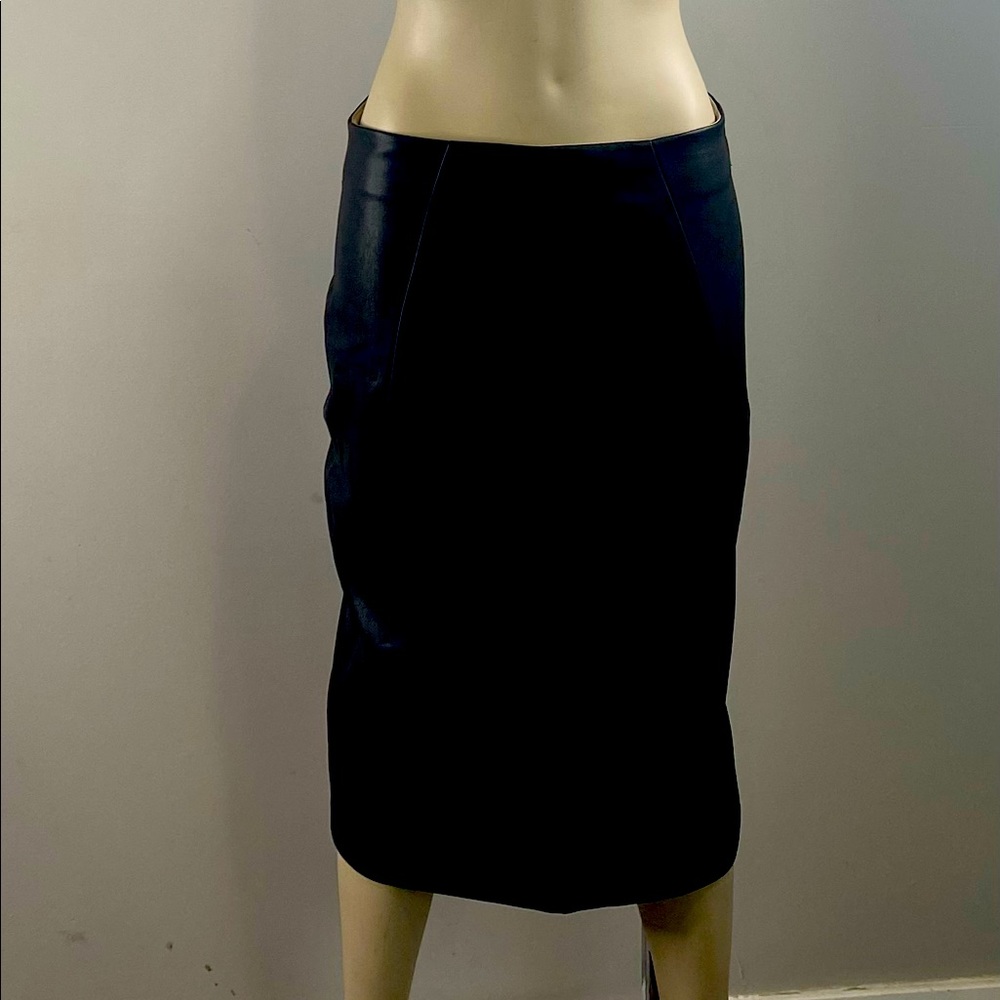 ZARA BASIC VEGAN LEATHER SKIRT